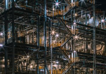 Midnight Factory Light Parade