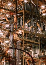 Midnight Factory Light Parade