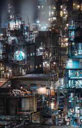 Midnight Factory Light Parade